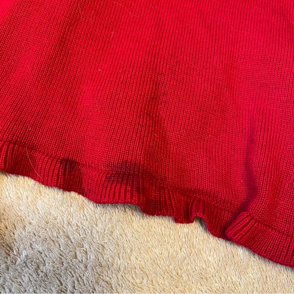 Red Floral Embroidered Cardigan - Picture 4 of 8